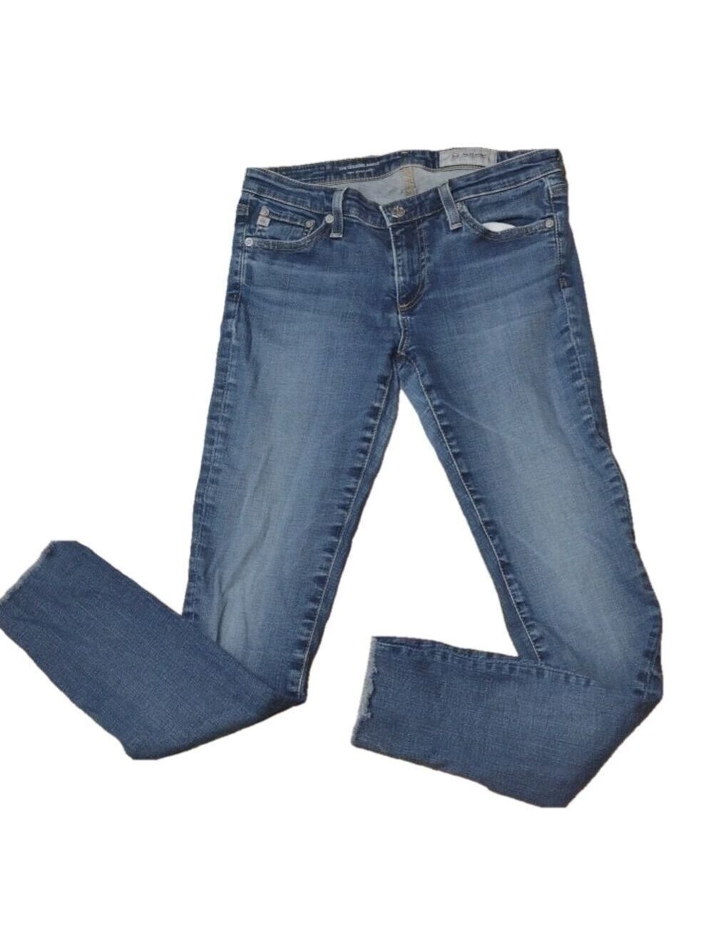 Ag ADRIANO GOLDSCHMIED The Legging Ankle Fringe Skinny Jeans Size 27R - NOT_NWT